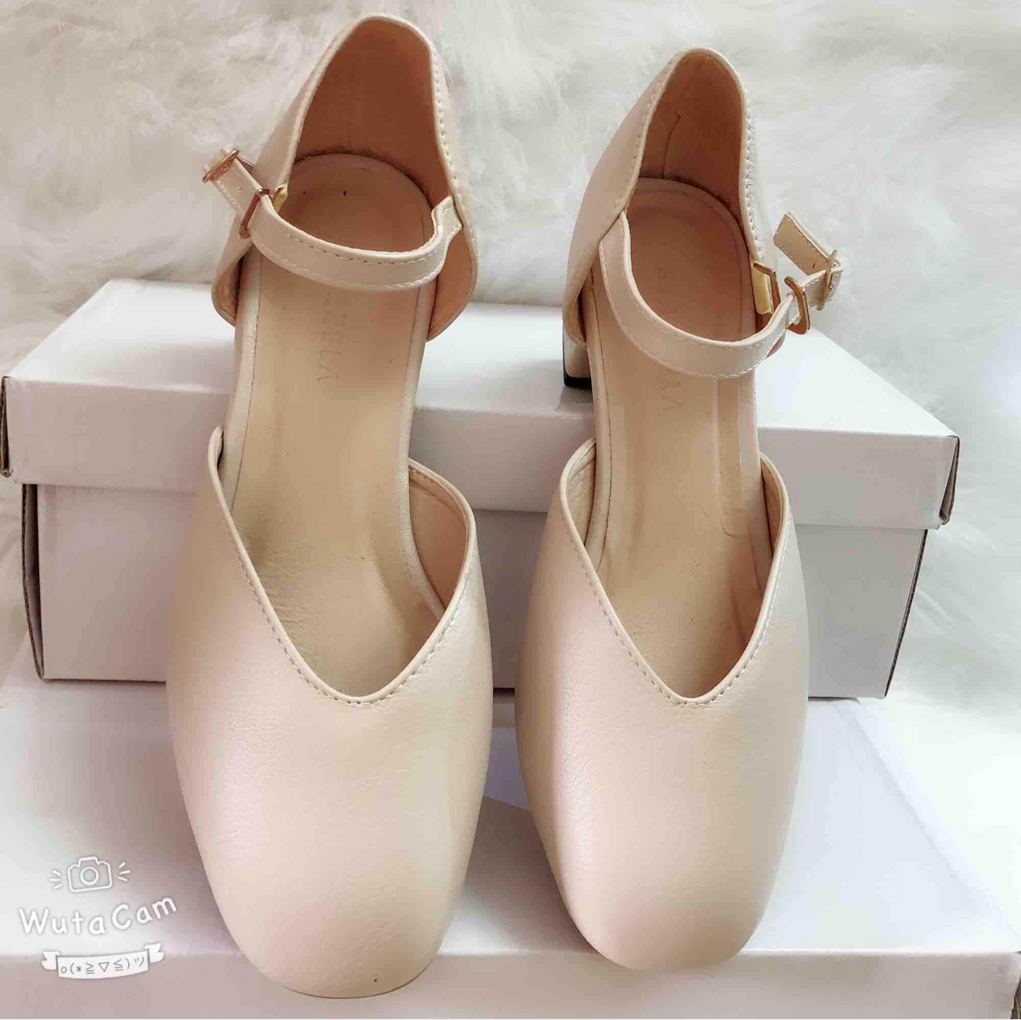 Giày gót 3 phân nữ