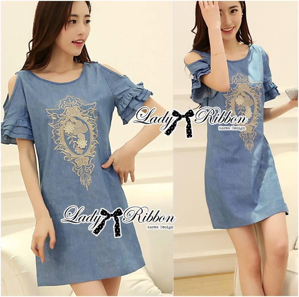 ĐẦM JEAN SUÔNG BM019