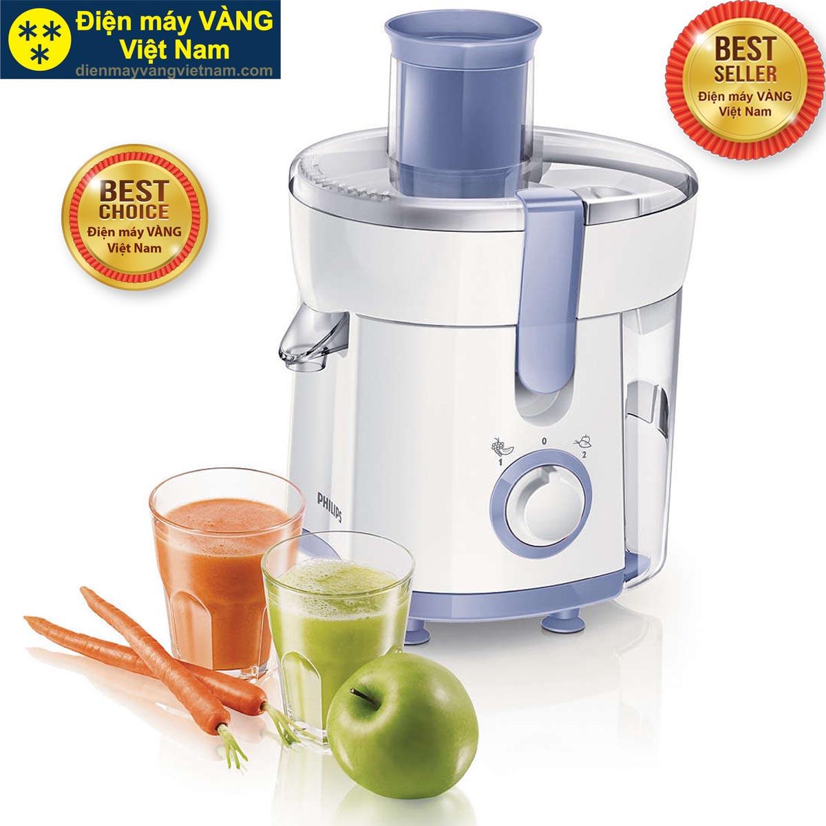 Máy ép trái cây Philips HR1811 500ml (Trắng) - Hàng nhập khẩu