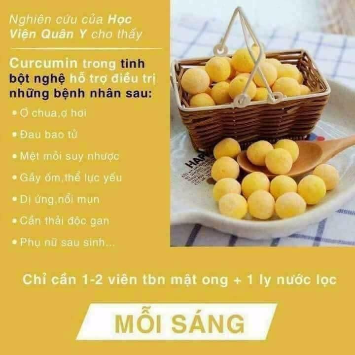 Viên Tinh Bột Nghệ Mật Ong Sữa Ong Chúa OSaLa