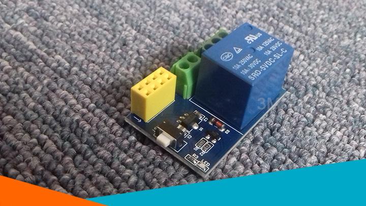 Module Điều Khiển Relay 5-12VDC Bằng Wifi ESP8266 - 01