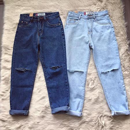 Quần Baggy Rách Gối
