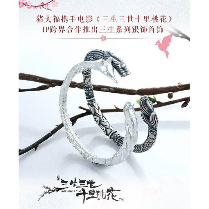 Vòng đôi hồ ly hắc long Vòng tay tình duyên tam sinh tam thế