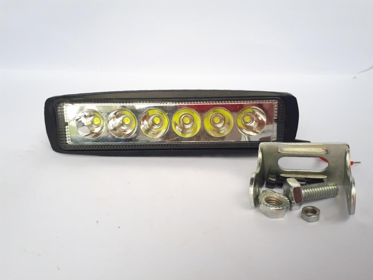 Đèn Led Trợ Sáng 6 Bóng Dài C6 - Trắng (1 chiếc)