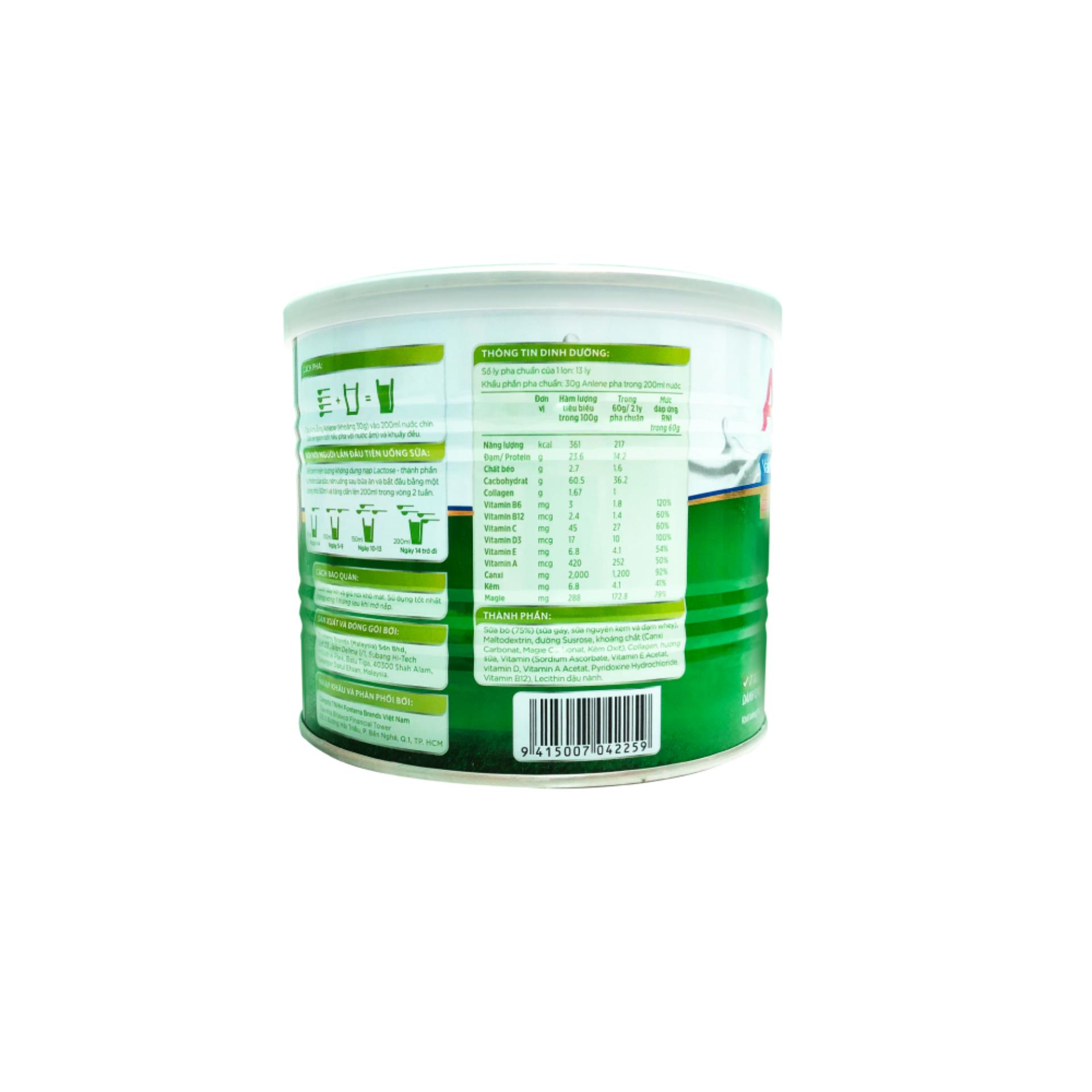 Anlene Gold MOVEPRO™ 400G (hương vani, hộp thiếc)