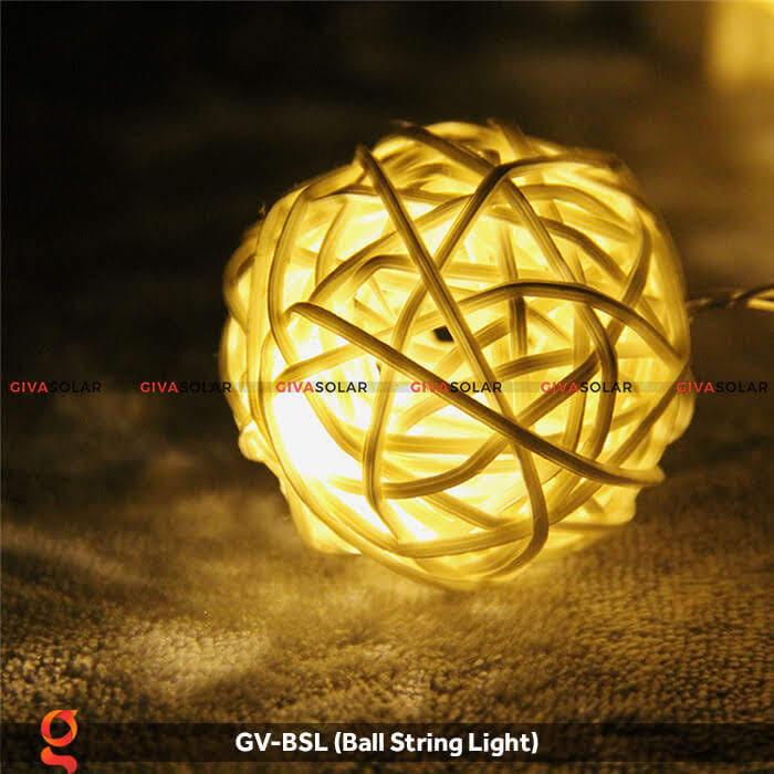 DÂY ĐÈN LED QUẢ CẦU MÂY DÙNG TRANG TRÍ GV-BSL