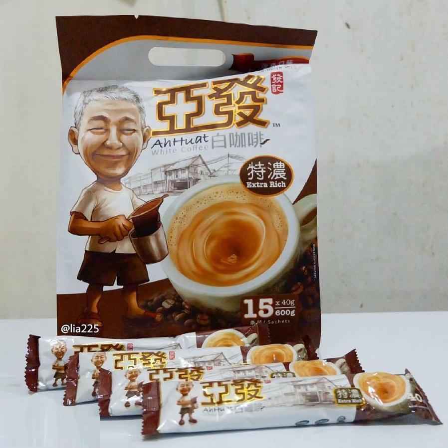 Ah huat White Coffee Extra Rich Cà phê trắng đậm đà