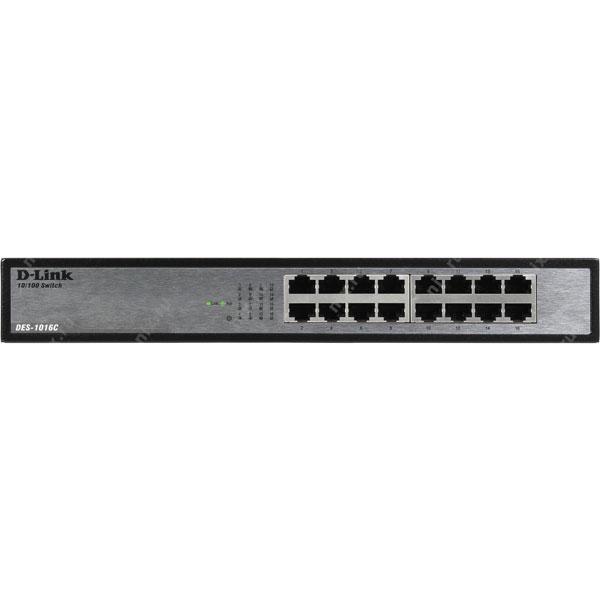 Hub 16 Port D-Link Dgs-1016C Black and Silver
