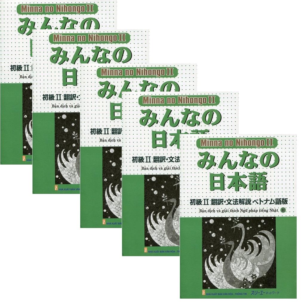 Giảm 38 Combo 10 Quyển Minna No Nihongo Ii Bản Dịch Va Giải Thich Ngữ Phap