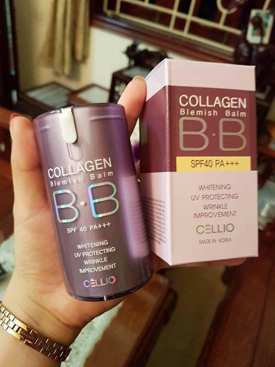 Kem nền Cellio Collagen Blemish Balm BB SPF 40 PA+++