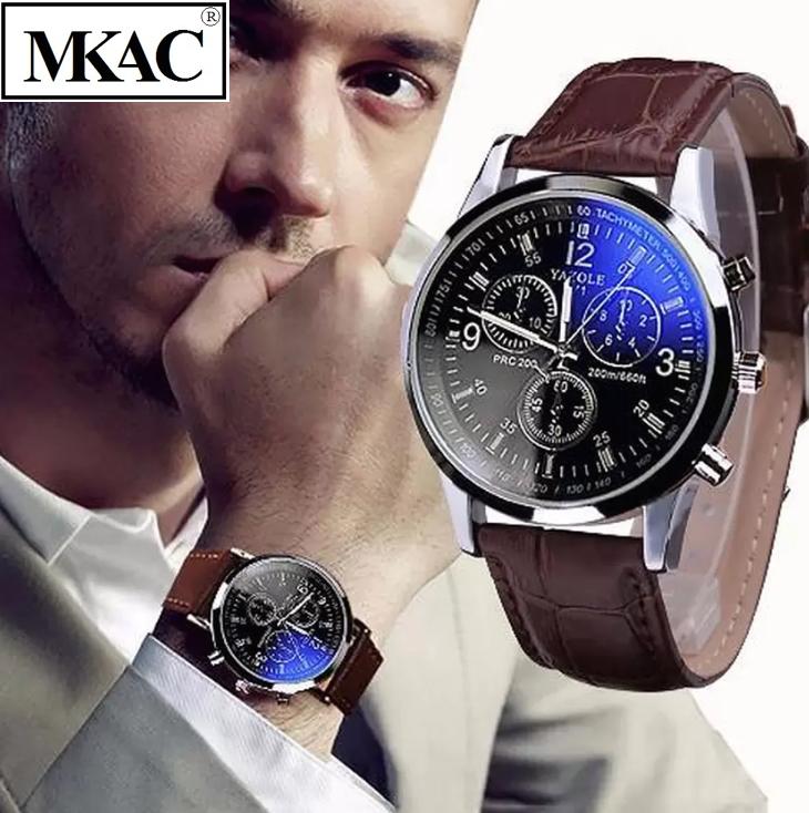 [HCM]Đồng Hồ Nam Dây Da YZL 271 - MKAC