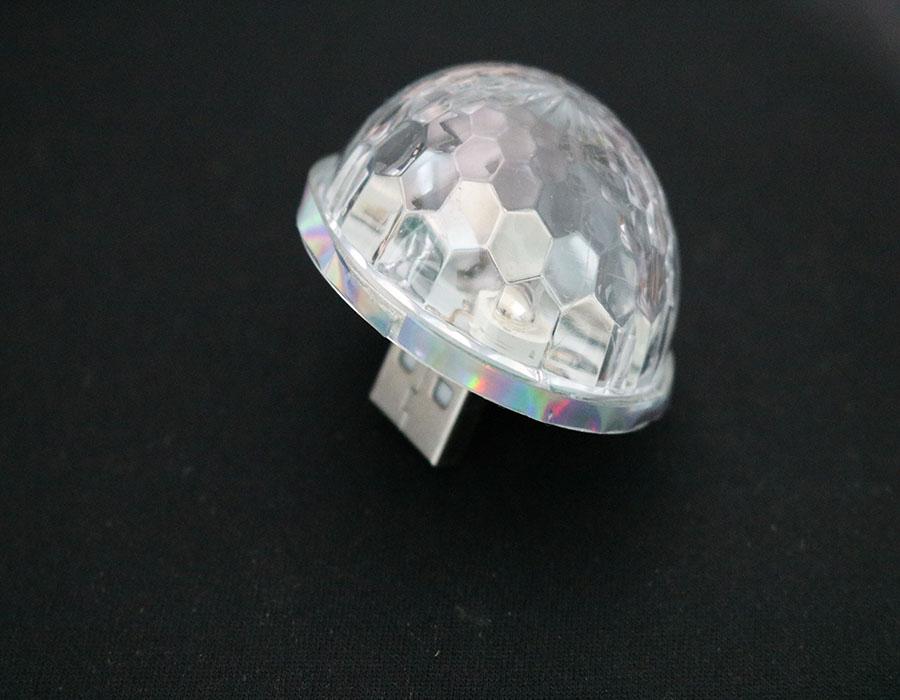 Đèn Led disco chân cắm usb nháy theo nhạc( dùng cho các loại micro hát karaoke bluetooth)