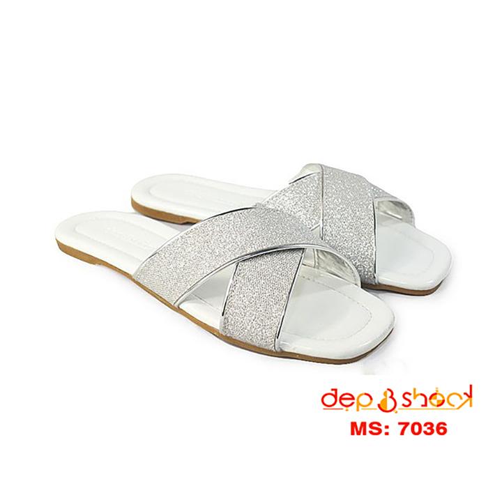 Dép Quai Chéo Kim Tuyến Có Size lớn 42 43