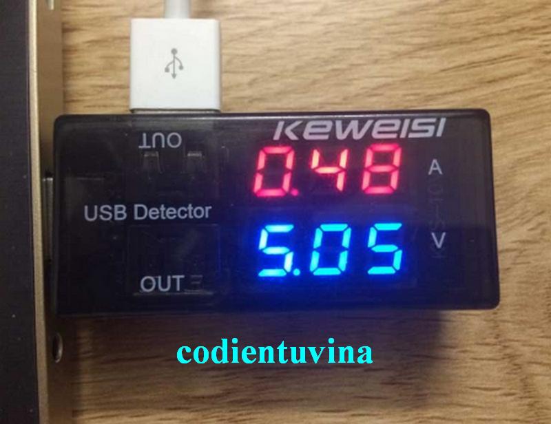 USB đo dòng áp V2