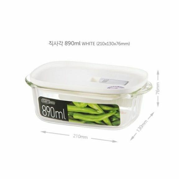 Set 6 hộp thủy tinh lock&lock 890ml