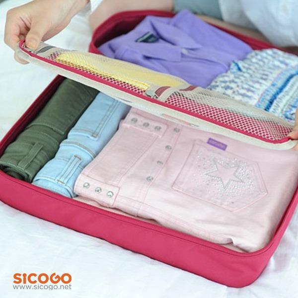 [HCM]Túi du lịch - treo vali - Size lớn Sicogo