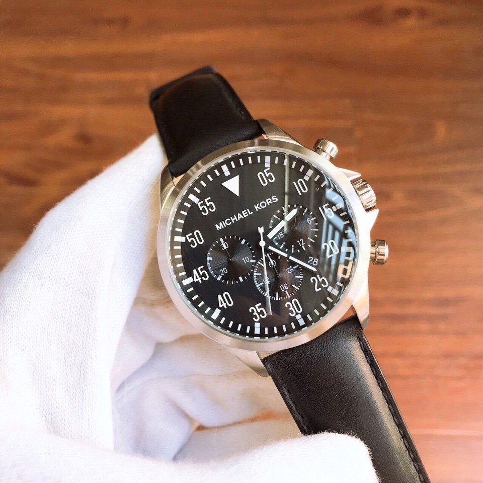 Đồng hồ nam dây da Michael Kors MK8535 (màu đen)