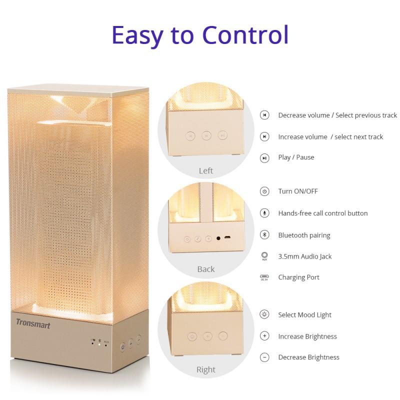 Loa bluetooth khiêm đèn TRONSMART Beam 15w