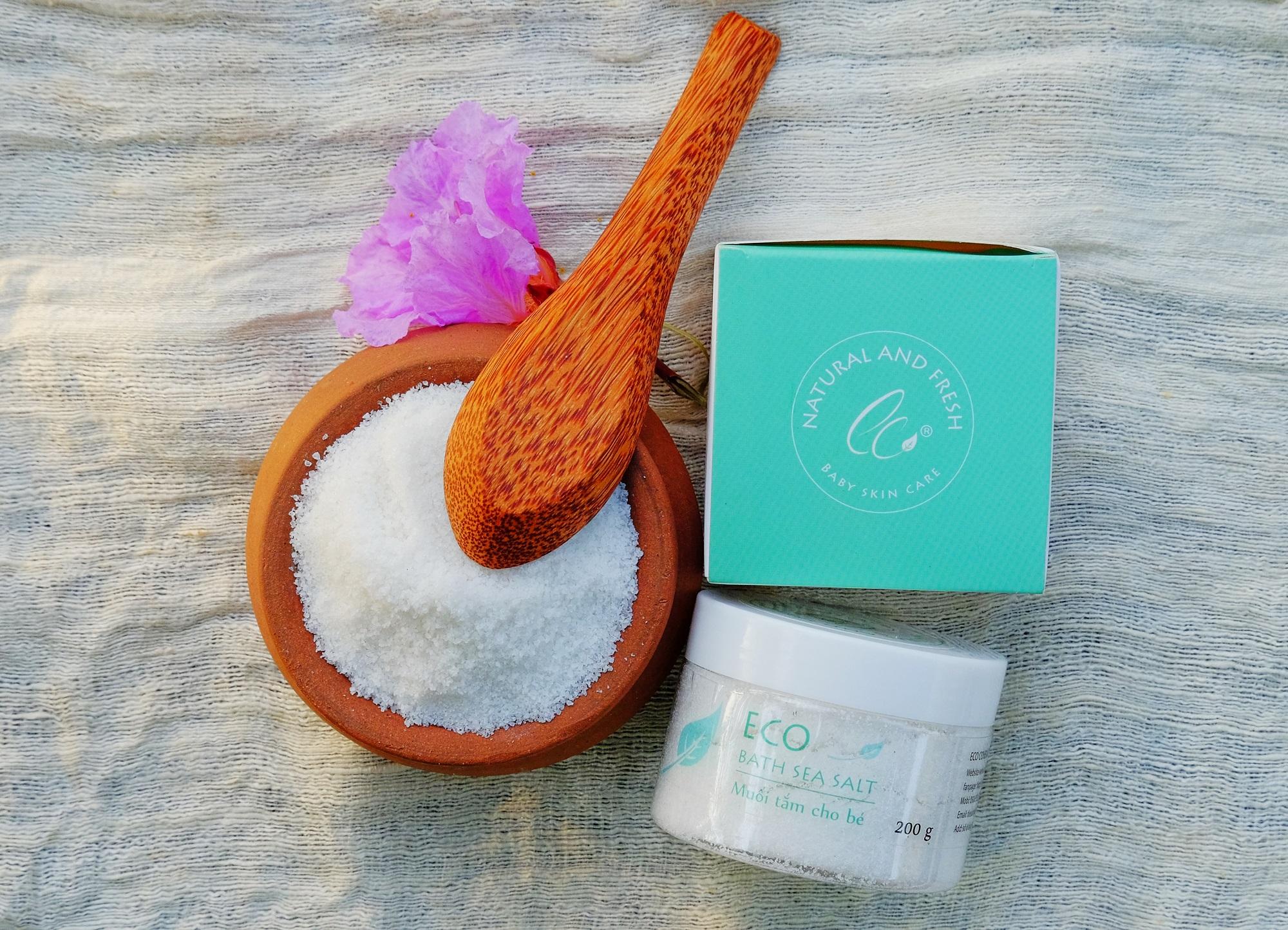Muối tắm thảo dược Eco - lọ 200g