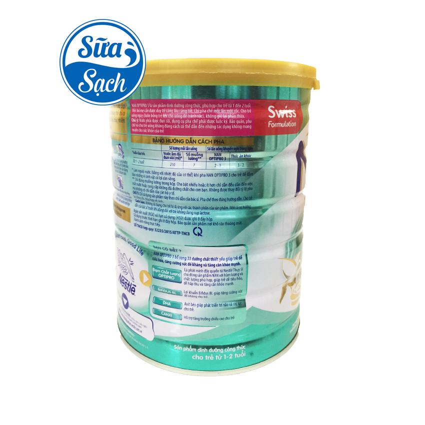 Sữa bột Nestle NAN Optipro 3 900gr