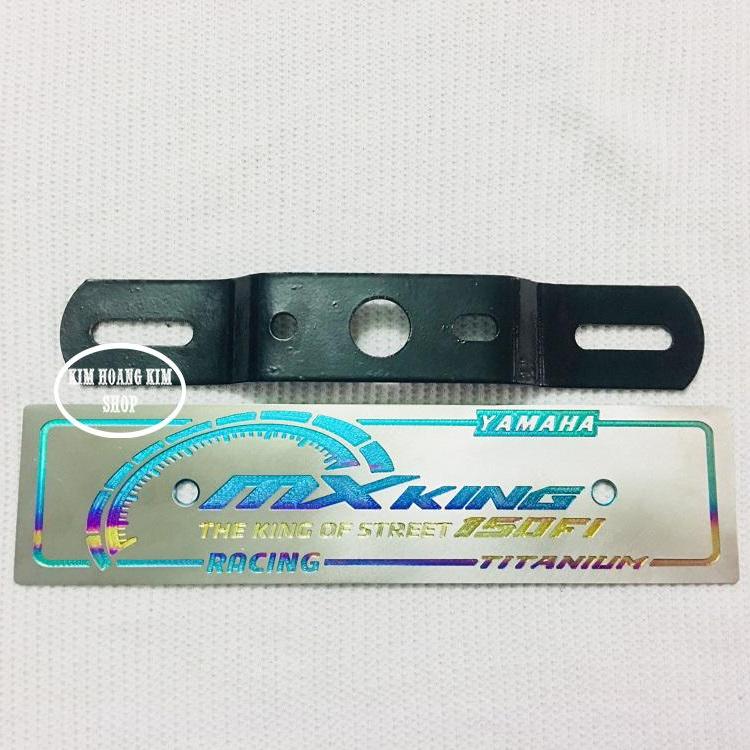 Bảng tên MX King TITANIUM Xịn dành cho Exciter Kim hoàng kim
