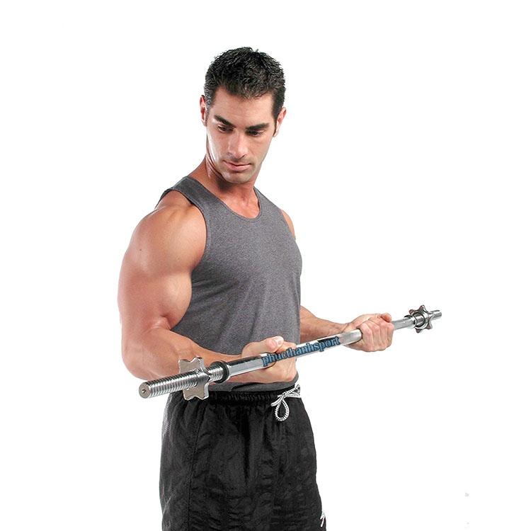 Đòn tạ dài 1m xi mạ inox