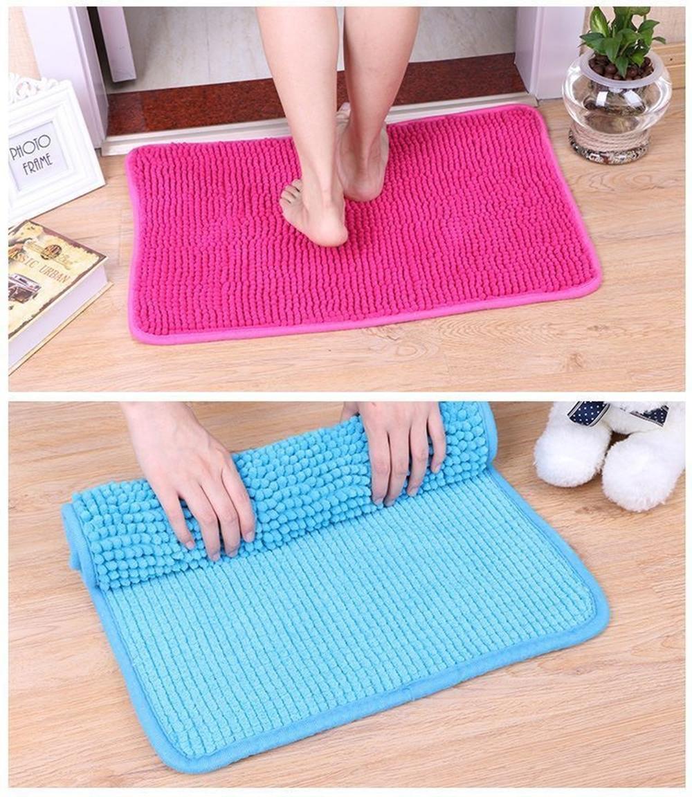 Thảm vải san hô siêu thấm nước  48 x 30cm  - MS