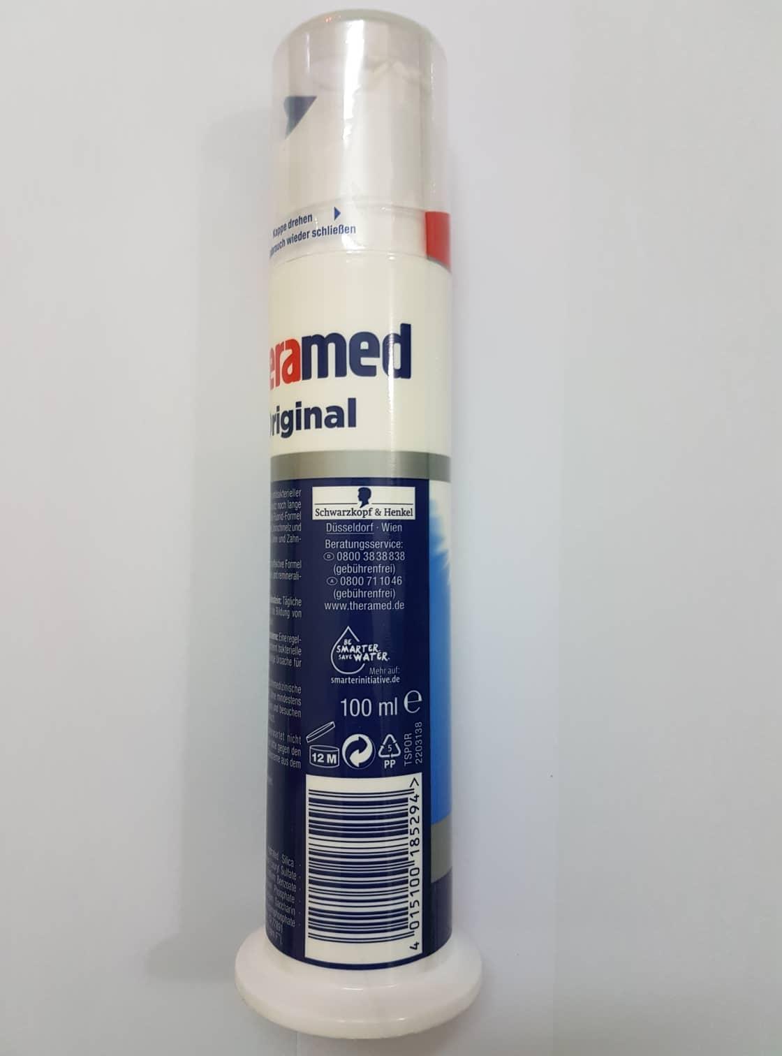 Kem đánh răng Theramed dạng ống, xách tay Đức
