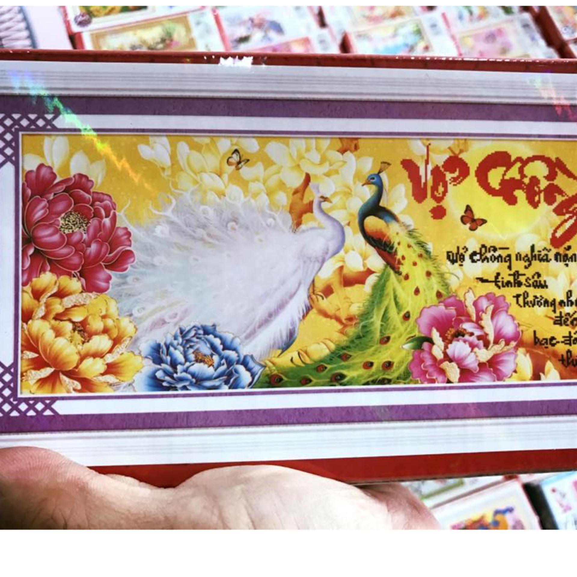Tranh đính đá vợ chồng df279-ngọc thịnh