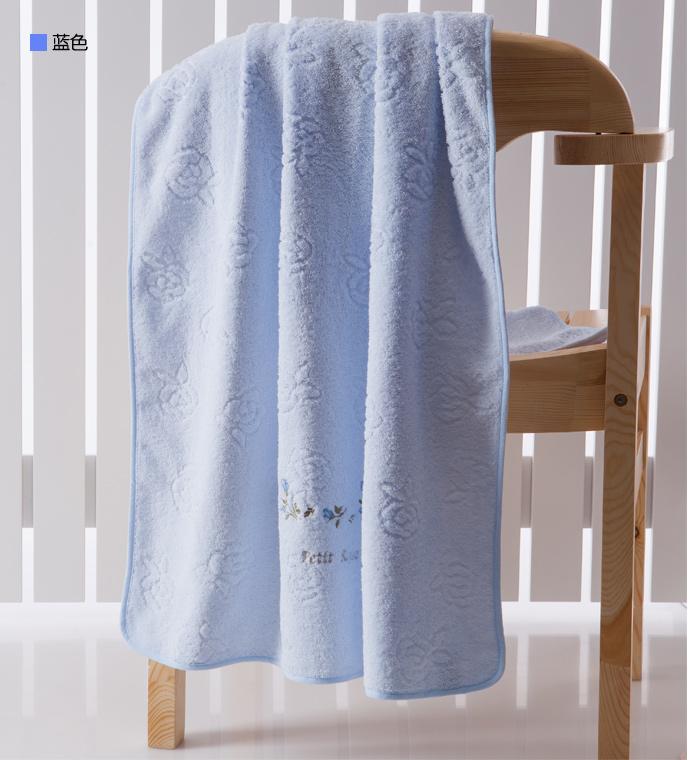 KING SHORE Thoải Mái 100% Cotton Thêu Hoa Khăn Tắm Phù Hợp