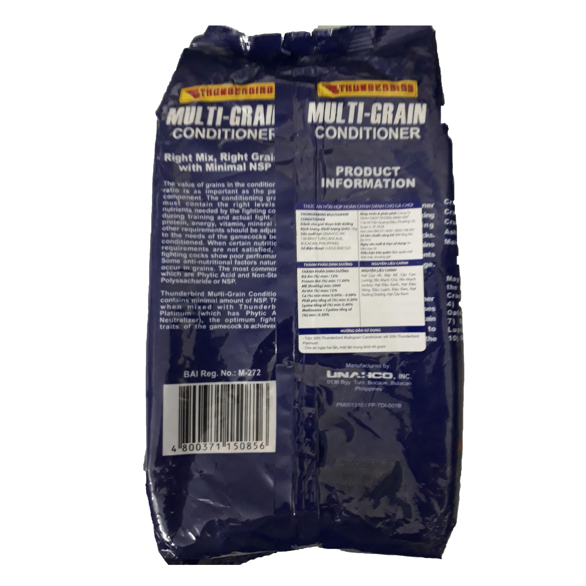 Ngũ Cốc Gà Đá Thunderbird 1kg - Thức Ăn Gà Đá Cao Cấp
