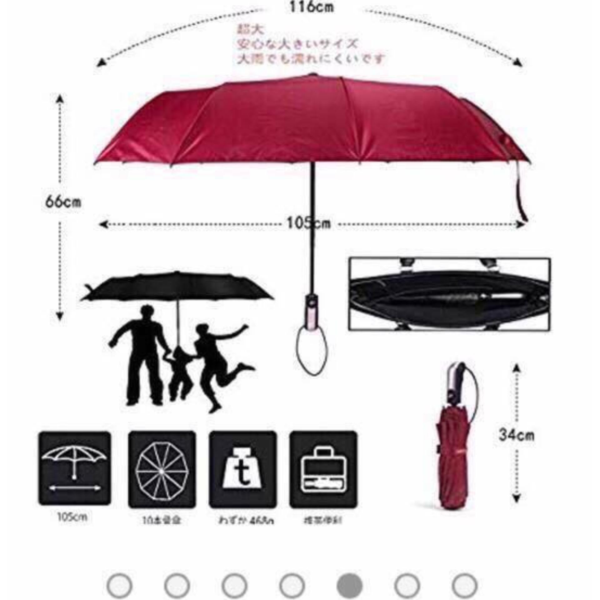 Ô, dù tự động gấp mở 2 chiều Nhật Bản chống tia UV