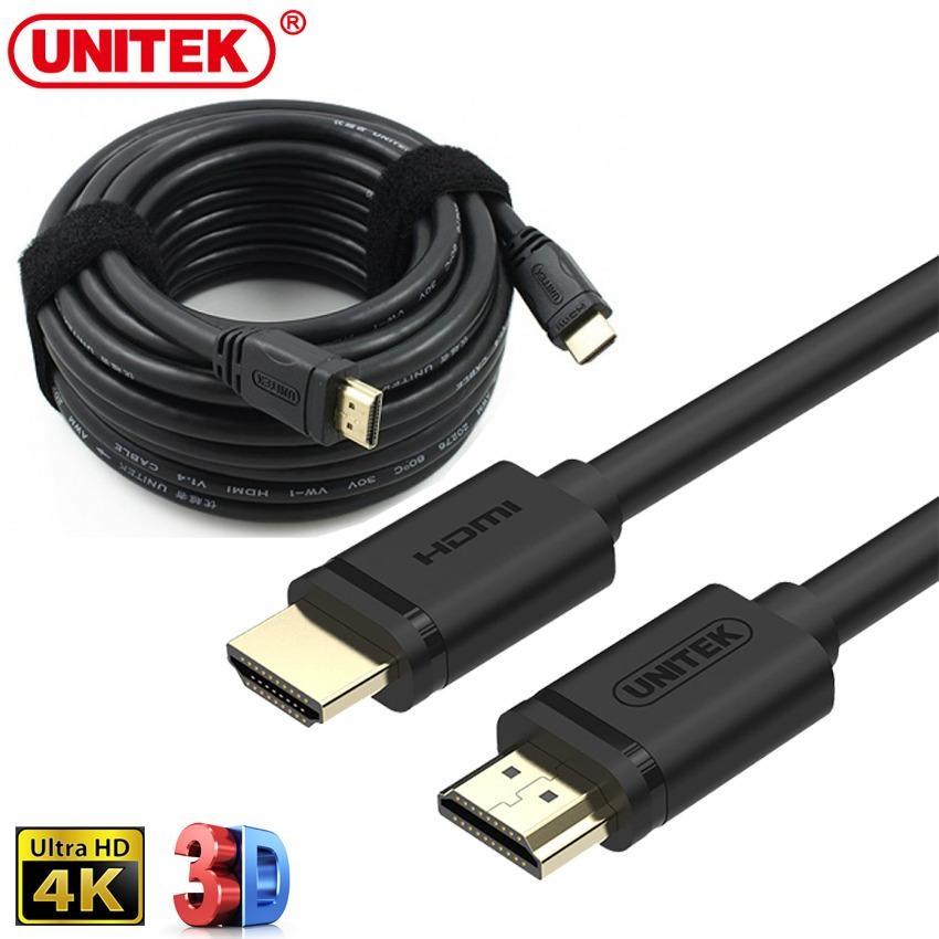 Cáp hdmi 4k ultra hd và 3d unitek y-c143m dài 15m