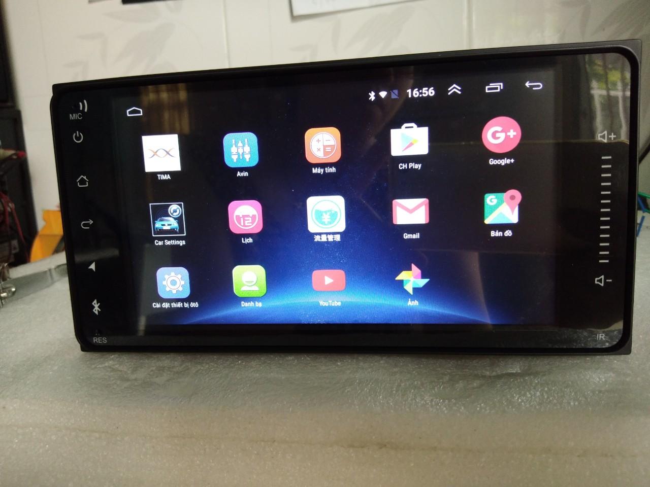 Màn hình android 2din thông dụng cho toyota sim 4g