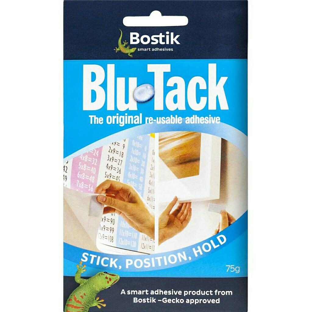 Đất sét dính Bostik Blu Tack 75g (Blu-Tack Reusable Adhesive 75g)