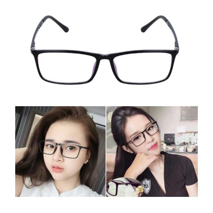 [HCM]Kính Thời Trang Nữ Giả Cận Gọng Dẻo Đẹp Nhất ( Đen )
