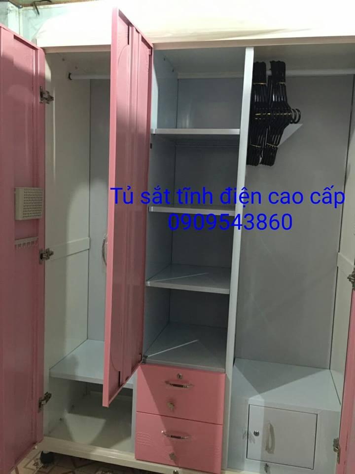 Tủ sắt quần áo lắp ráp 1m8 xm125