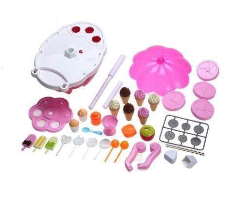 Đồ chơi cho bé Xe Đẩy Bán Kem DIY 784 ( có ĐÈN và PHÁT NHẠC )