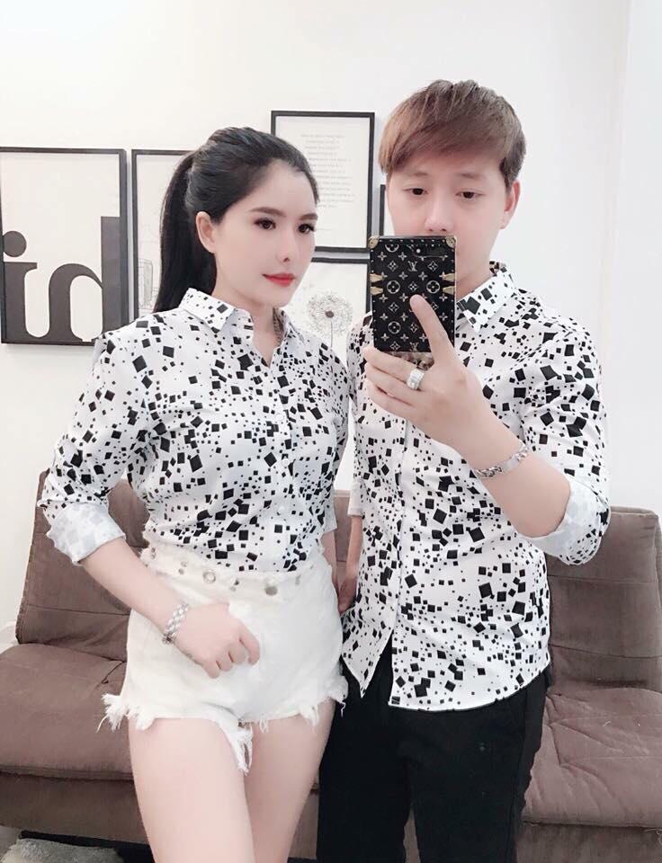 Áo sơ mi 3d nam nữ phi lụa cao cấp thời trang lyly shop vip ms704