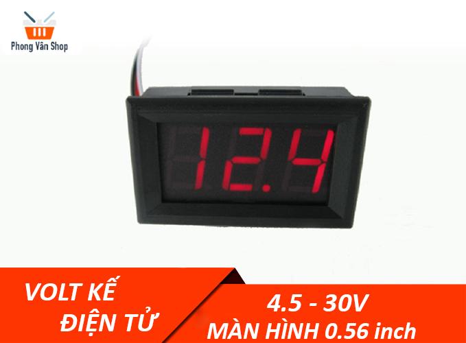 Vôn kế điện tử 0.56inch 4.50-30.0V