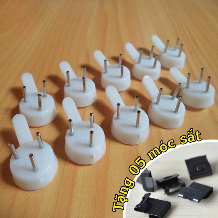 Bộ 10 Đinh 3 chân - tặng móc sắt