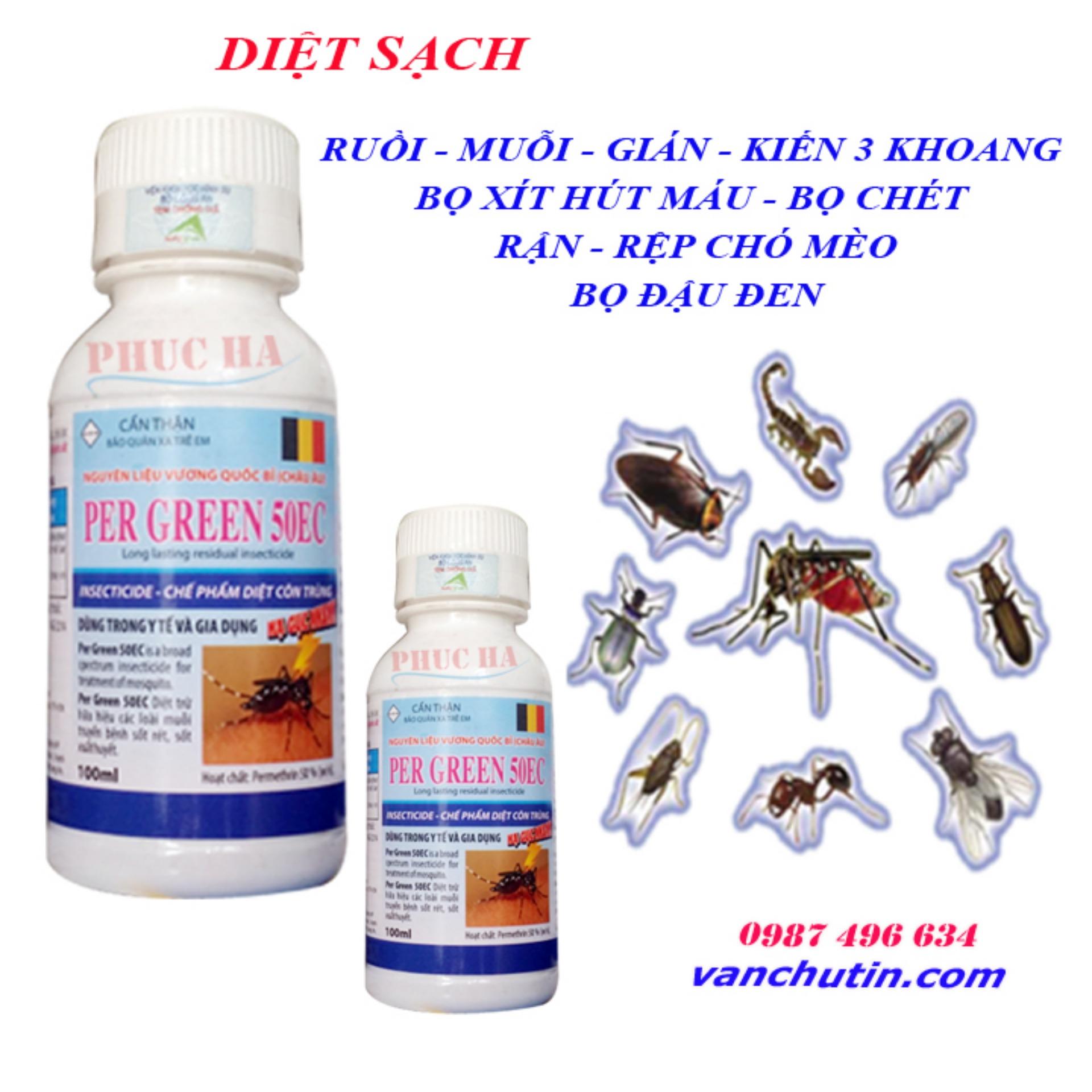 [HCM]Thuốc diệt Gián PER GREEN 50EC 100ml