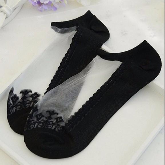 Combo 10 đôi tất ren công chúa cổ ngắn cho nữ
