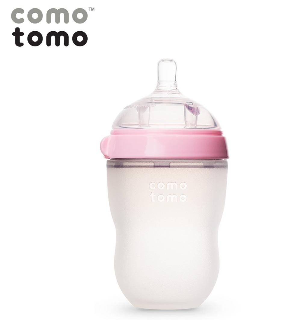 Bộ 2 bình sữa Comotomo 250ml (Hồng)