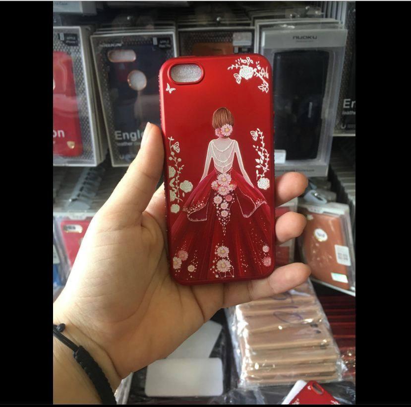 Ốp lưng dẻo thời trang đính đá cho iPhone 5 5s
