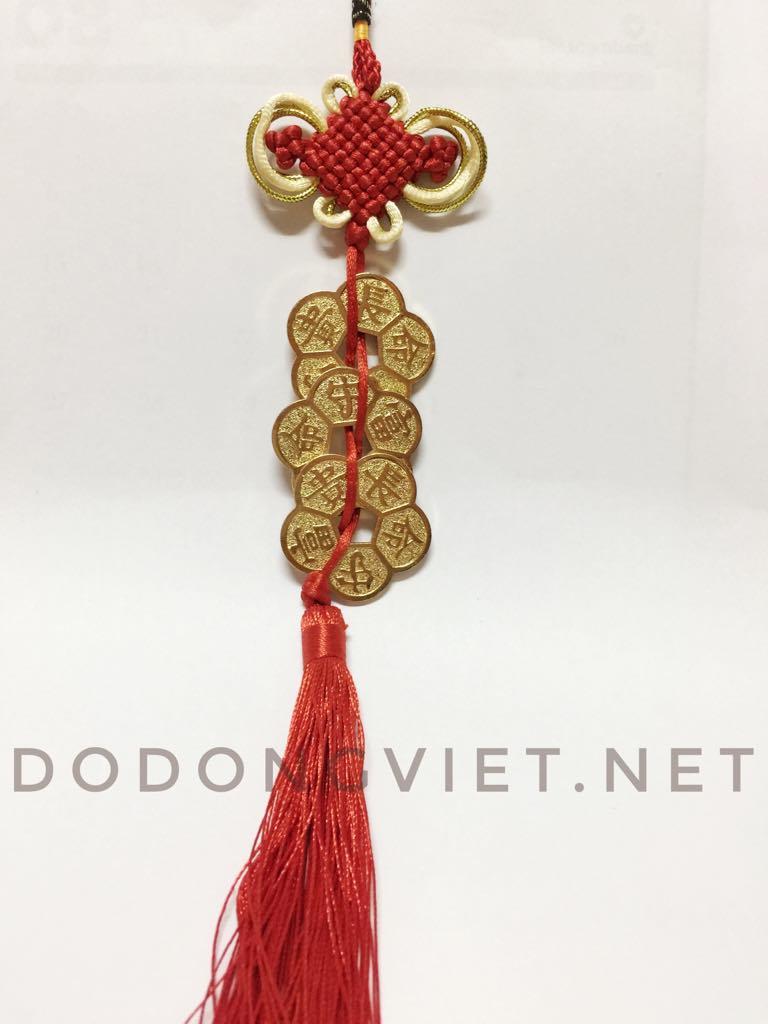 Đồng tiền hoa mai mạ vàng 24k