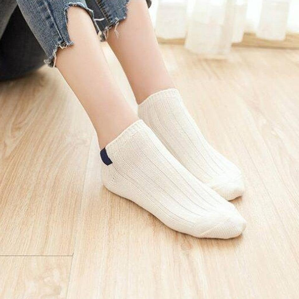 set 05 đôi tất gân nhiều màu cho nữ