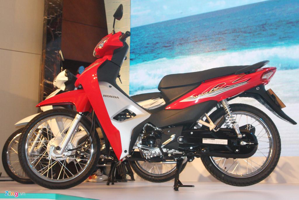 Bộ tem dán xe máy wave anpha đời 2017 (màu đỏ)