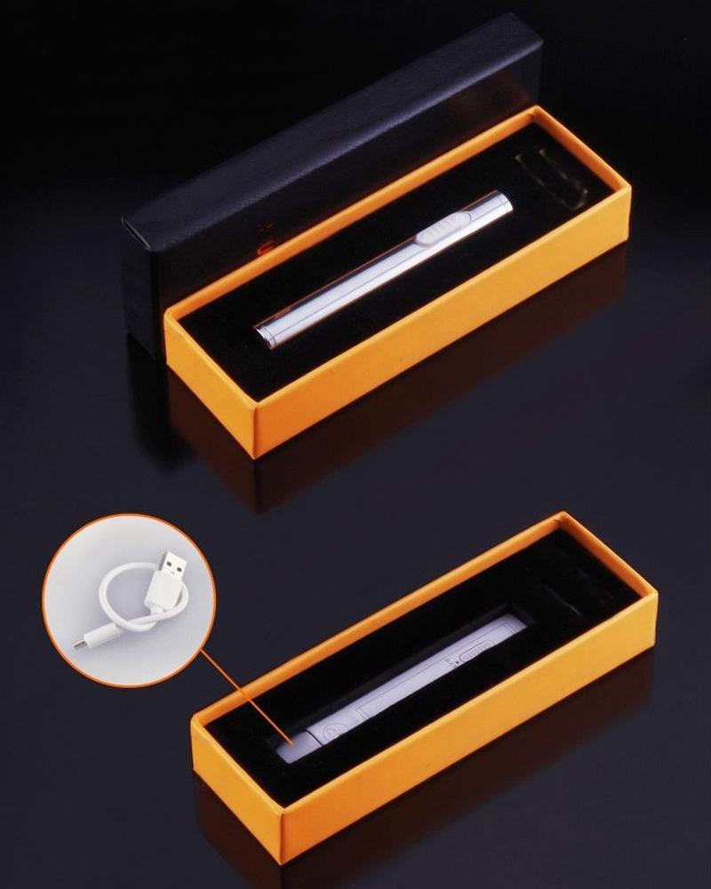 Bật Lửa Sạc Pin Hình Dáng Điếu Thuốc Tiện Dụng (Vàng Đồng)