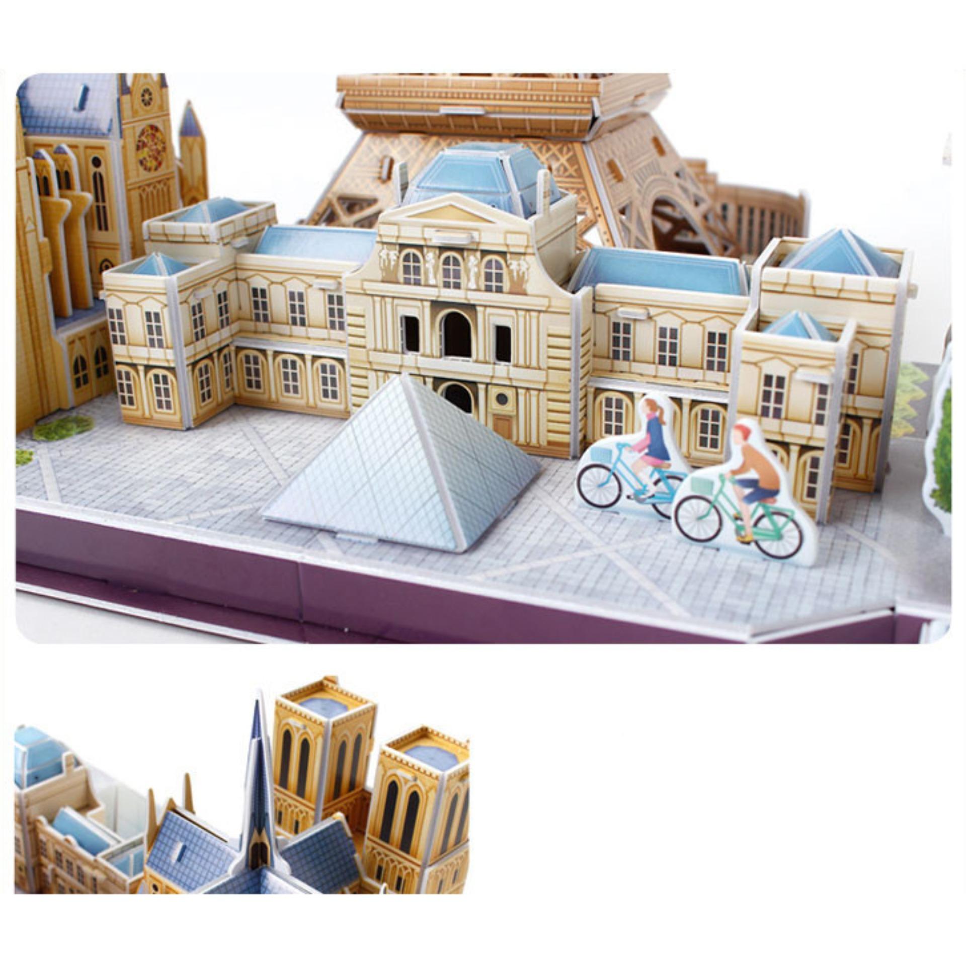 Đồ chơi mô hình lắp ráp giấy CubicFun 3D - Thành phố Paris